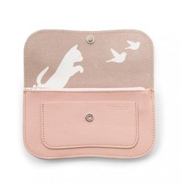 Keecie Wallet Cat Chase Soft Pink