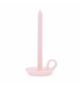 Ontwerpduo Kerze und Kerzenhalter Tallow Blossom Pink