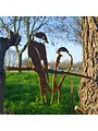 Bird Silhouette Swallow Couple