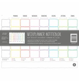 Gezinnig Weekly planner notepad (NL)