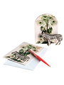 Pop-out card Tropical Zebra