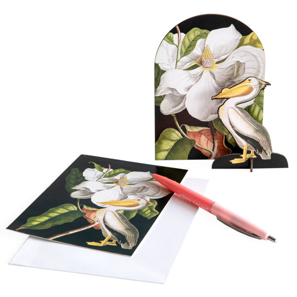 Pop-out card Romantic Pelican