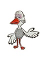 Fräulein Stork Pin