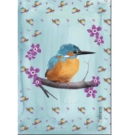 Myrte Tea towel Kingfisher