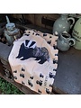 Tea towel Badger