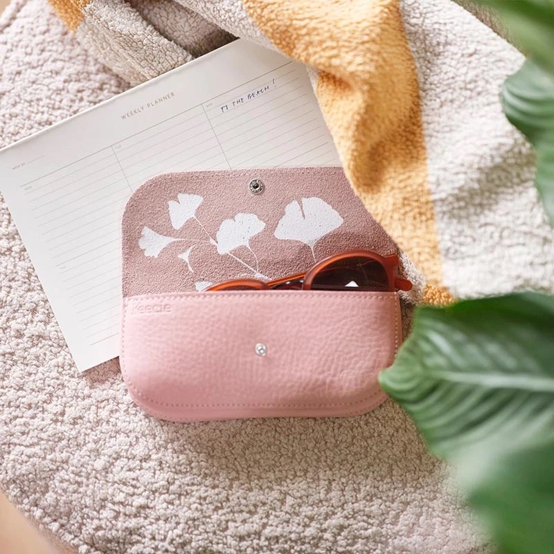 Sunglasses case, Sunny Greetings, Soft Pink