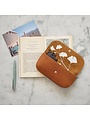 Sunglasses case, Sunny Greetings, Cognac