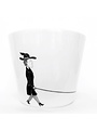 Flowerpot Frau mit Hund, Florentiner