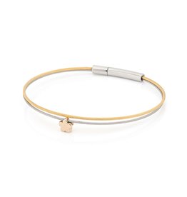 Clic  Dutch Design Jewelry Thinking of You Flower Bracelet Gold