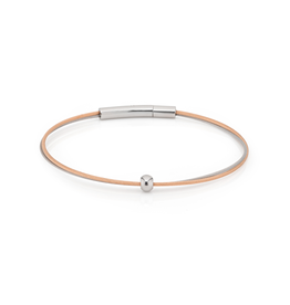 Clic  Dutch Design Jewelry Thinking of You Bracelet Rosé Bolletje Silver