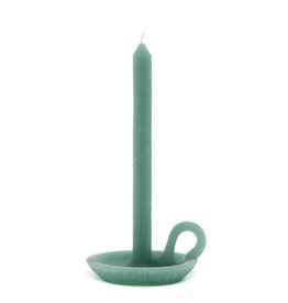Ontwerpduo Candle and Candlestick Tallow Pine Green