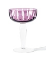 Coupe champagne glasses Multicolour set of 6