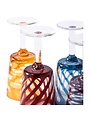 Tubular Wine Glasses Set 4