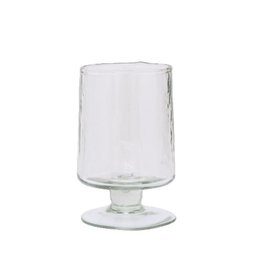 UNC Transparent Wine Glass Hammered