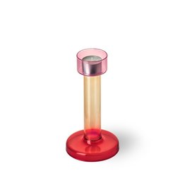 Buro Berger Candlestick Bole Medium, Pink-Red