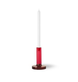 Buro Berger Candlestick Bole Small, Red-Bordeaux