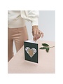 HEART Card Snowball – Dark green