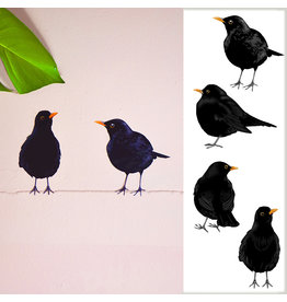 Myrte Wall sticker Blackbird