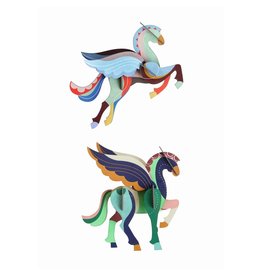 Studio ROOF Ornament, fliegender Pegasus 2er-Set