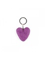 Keychain Heart Pastel shades Purple