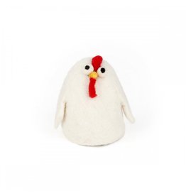 Sjaal met Verhaal Egg Warmer Chicken White