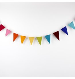 Sjaal met Verhaal Felt Garland Flag Multicolor