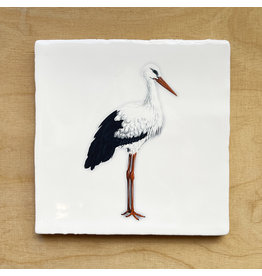 Myrte Vintage Tile Stork