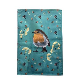 Myrte Tea towel Robin