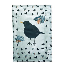 Myrte Tea towel Blackbird