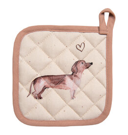 Clayre & Eef Potholder Dachshund