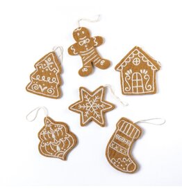 Sjaal met Verhaal Hanger Gingerbread Cookies 6 pcs