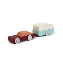 Ikonic Toys Duotone-Wagen Nr. 8 – Wagen mit Wohnwagen
