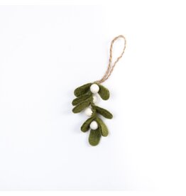 Sjaal met Verhaal Felt hanger Mistletoe Small