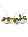3D Christmas bauble Mistletoe Small 3 pcs