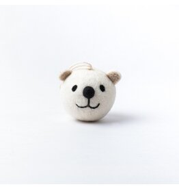 Sjaal met Verhaal Christmas ball Winter animal Polar bear