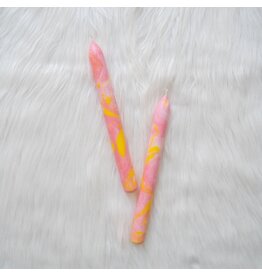 VIVID Marble Candle 2 pcs. Sunrise