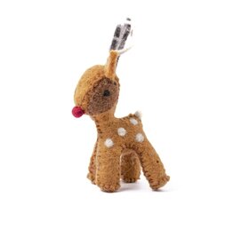 Sjaal met Verhaal Hanger Rendier Gingerbread Gember