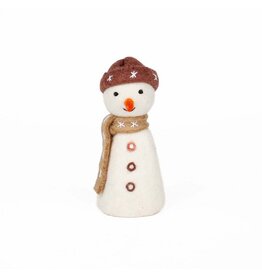 Sjaal met Verhaal Snowman Brown