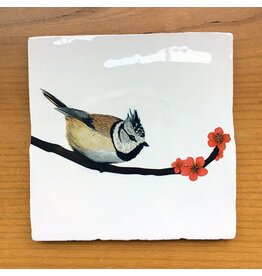 Myrte Vintage Tile Crested Tit