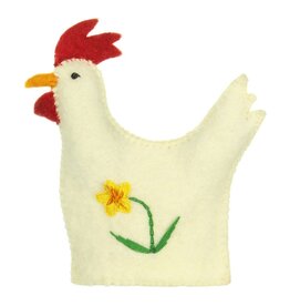 Sjaal met Verhaal Egg warmer Rooster Wildflower Daffodil