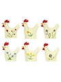 Egg warmer Rooster Wildflower Daffodil