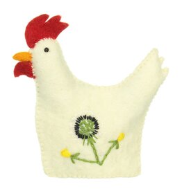 Sjaal met Verhaal Egg Warmer Rooster Wildflower Dandelion