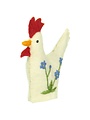 Egg Warmer Rooster Wildflower Forget-Me-Not