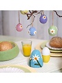 Egg Warmer Daisies Turquoise