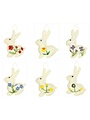 Pendant Rabbit Wildflower Ass. 6 pcs.