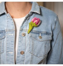 Sjaal met Verhaal Brooch Tulip, Flora