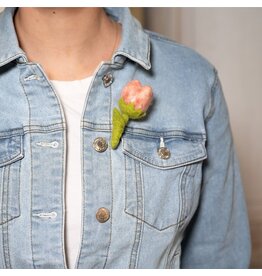 Sjaal met Verhaal Brosche Tulpe, Zoë