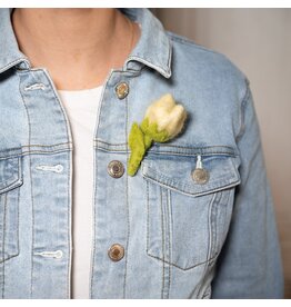 Sjaal met Verhaal Brooch Tulip, Gini