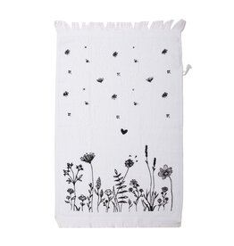 Clayre & Eef Gastendoek/Handdoek Flora en Fauna