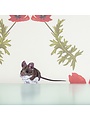 Wall sticker Wood mouse